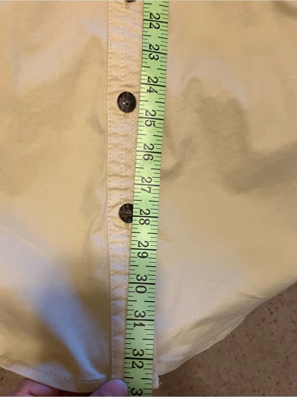 Banana Republic Light Olive Button-Front Shirt Jacket